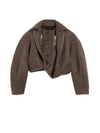 Manteau Feltro boule dédoublée - Dark Brown