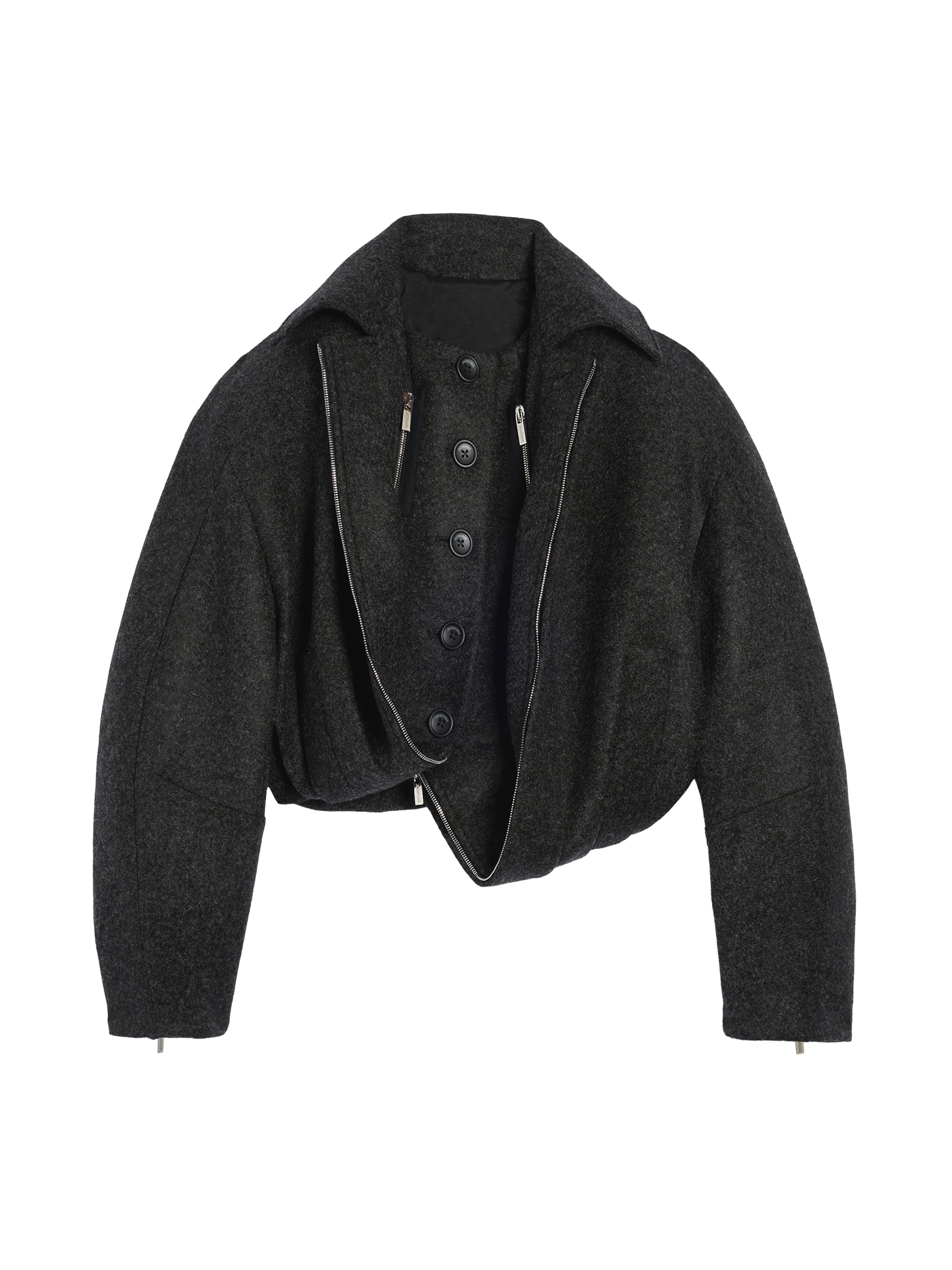 Manteau Feltro boule dédoublée - Dark Grey