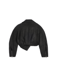 DARK GREY LE MANTEAU FELTRO