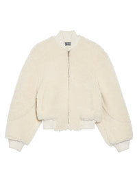 Blouson Pilou en cuir - Off-White