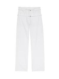 Pantalon De-Nimes Caraco en denim - White