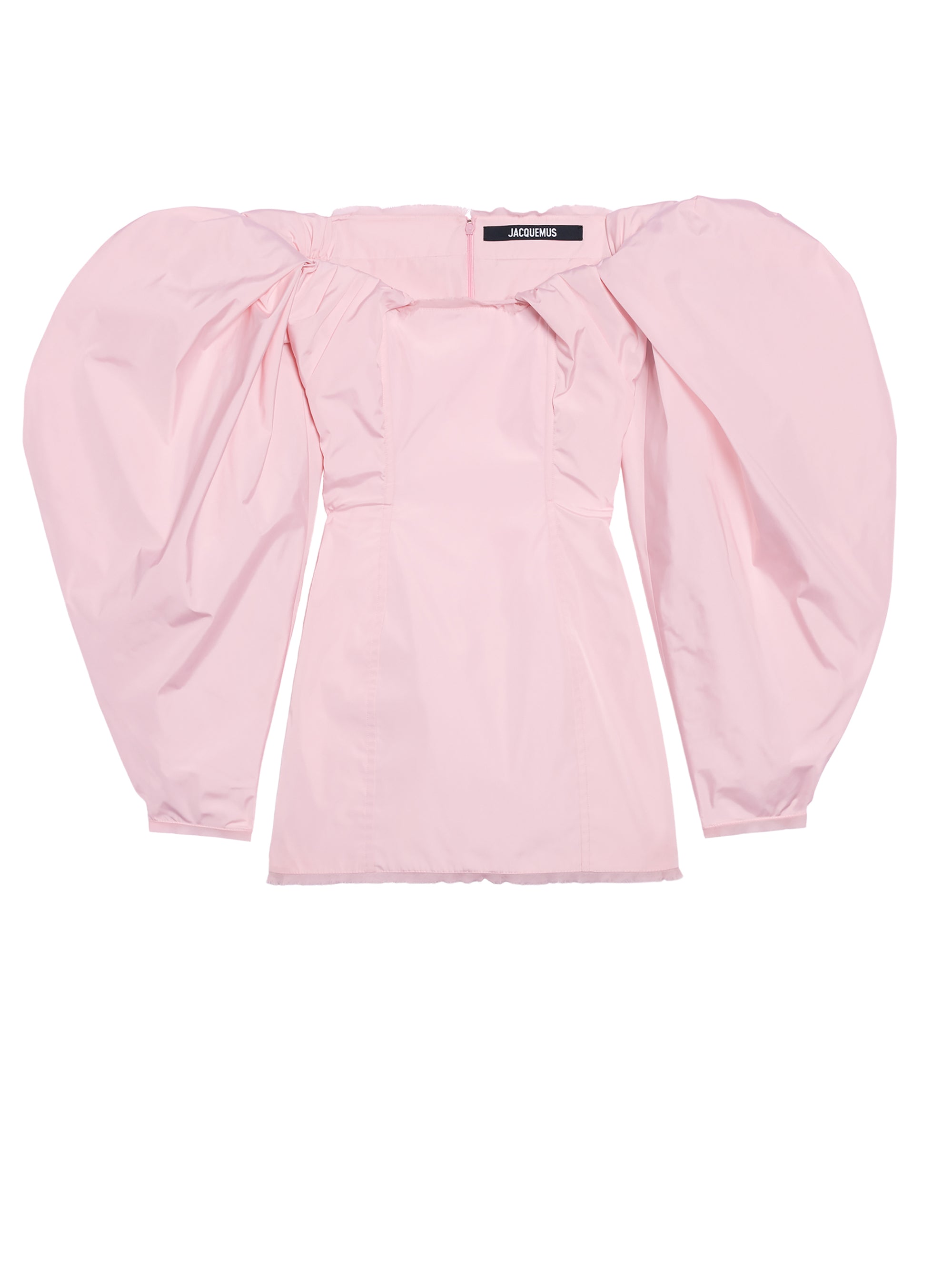 Robe courte Taffetas drapée - Light Pink