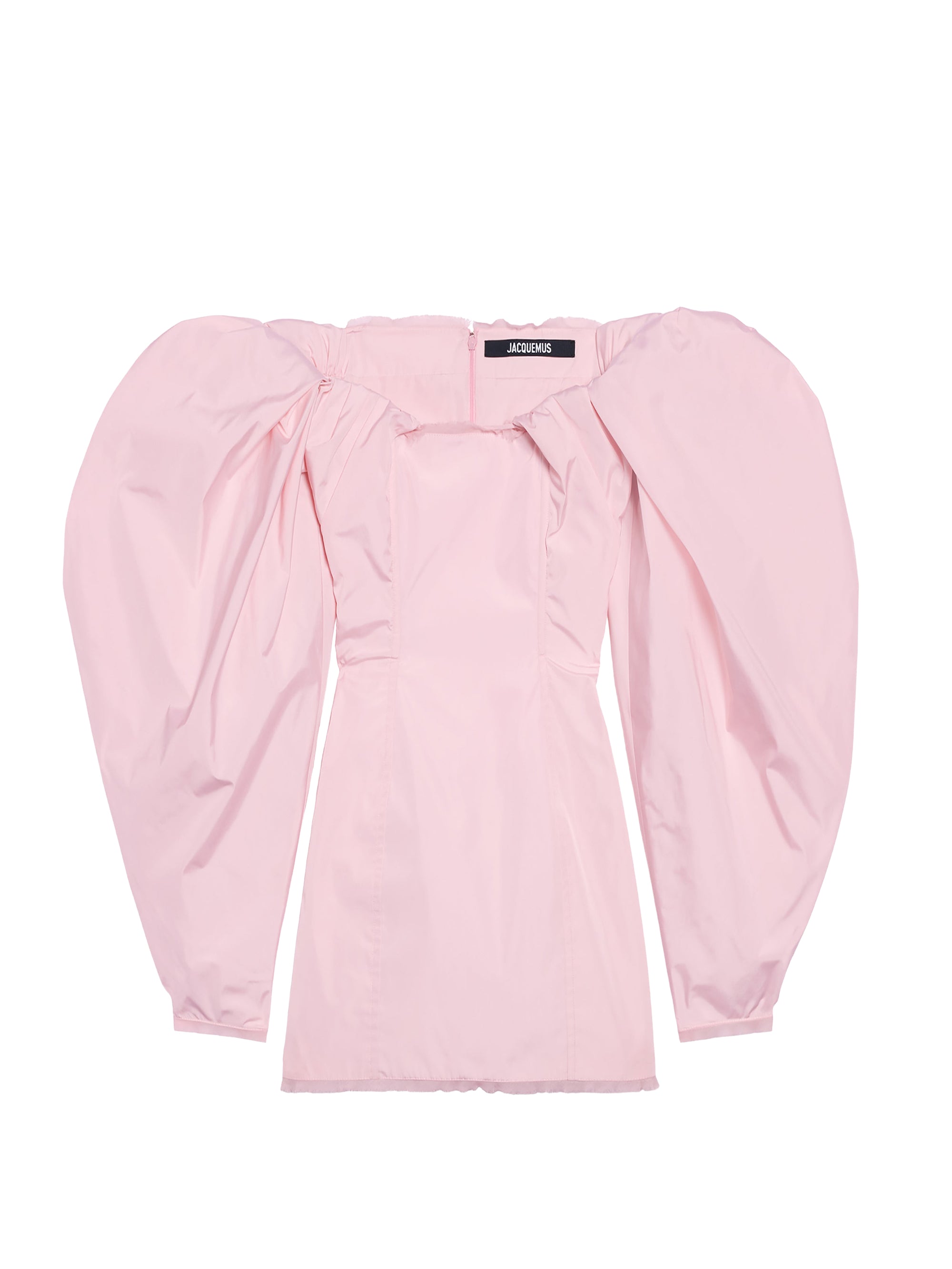 Robe courte Taffetas drapée - Light Pink