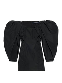 Robe courte Taffetas - Black