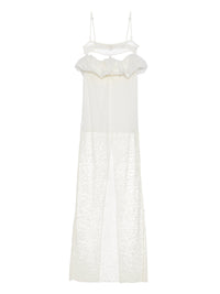 WHITE LA ROBE CRINOLINE