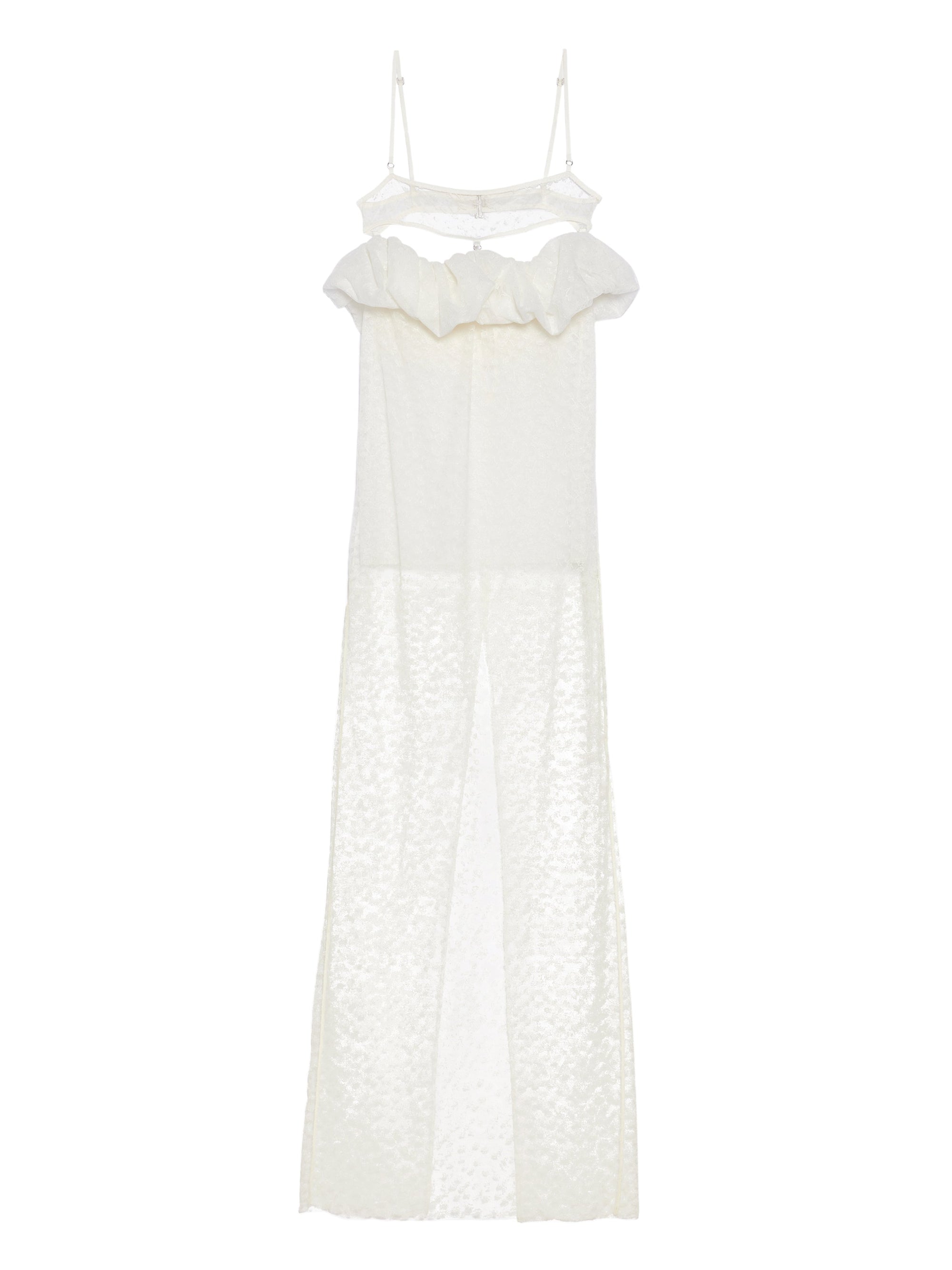 WHITE LA ROBE CRINOLINE