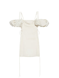 Robe courte Chouchou - Off-White