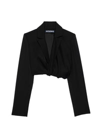 Veste Bahia Courte en laine - Black