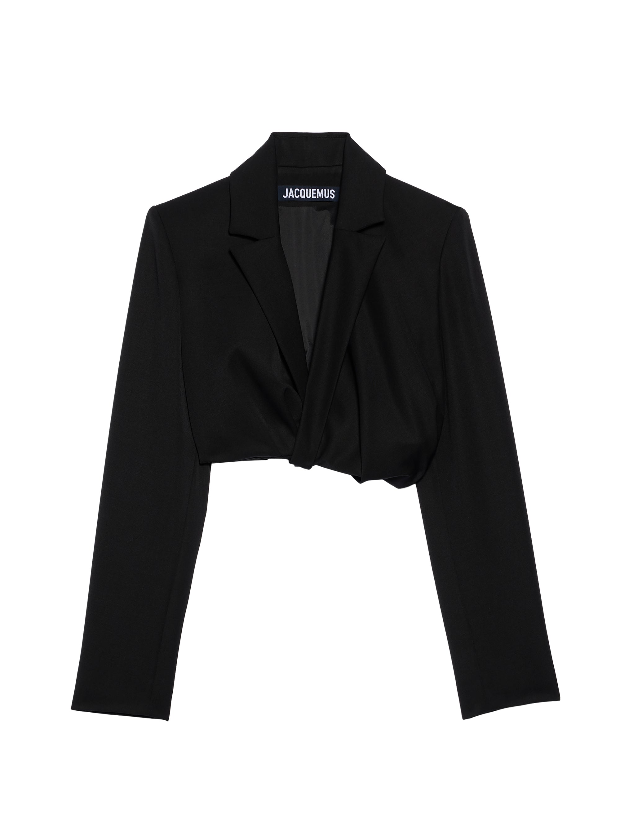 Veste Bahia Courte en laine - Black