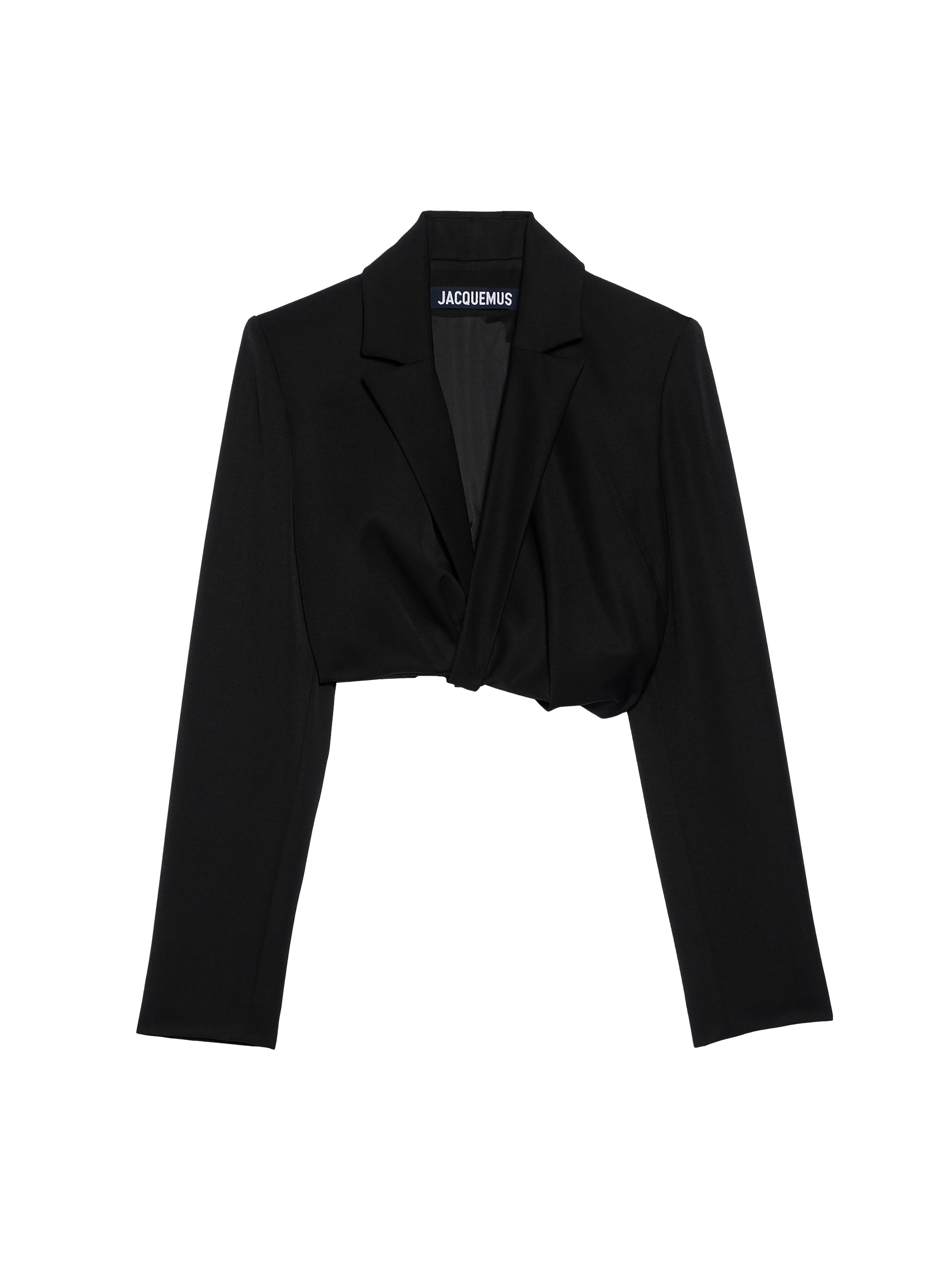 Veste Bahia Courte en laine - Black