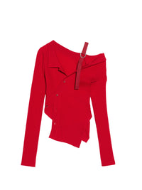 Haut Colin en laine - Red