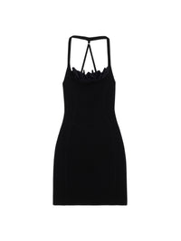 Robe Maille Croissant - Black