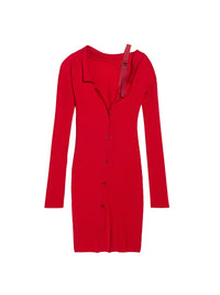 RED LA ROBE MAILLE COLIN