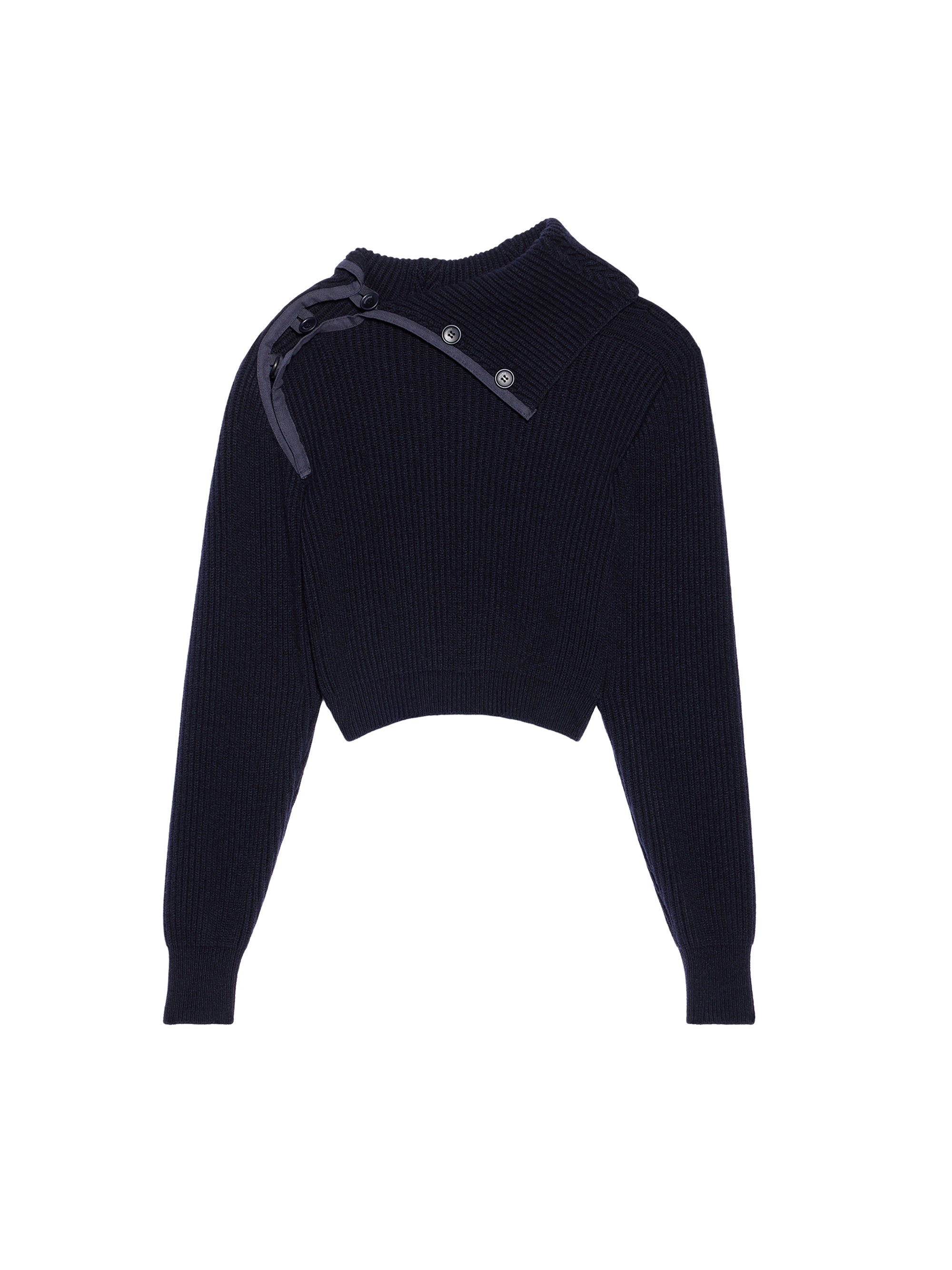 Haut Vega en laine - Navy