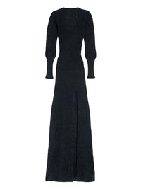 Robe Dao en laine - Black