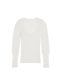 Haut Dao en laine - Off-White