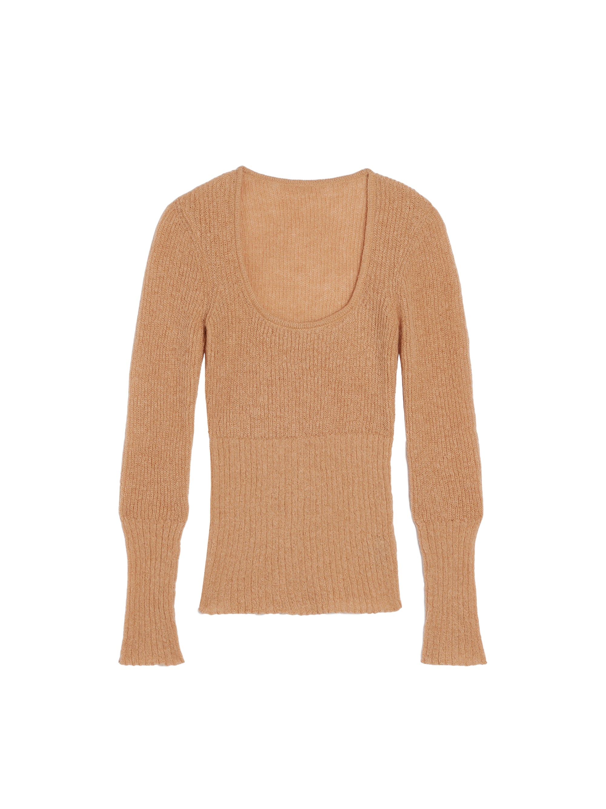 Haut Dao en laine - Dark Beige