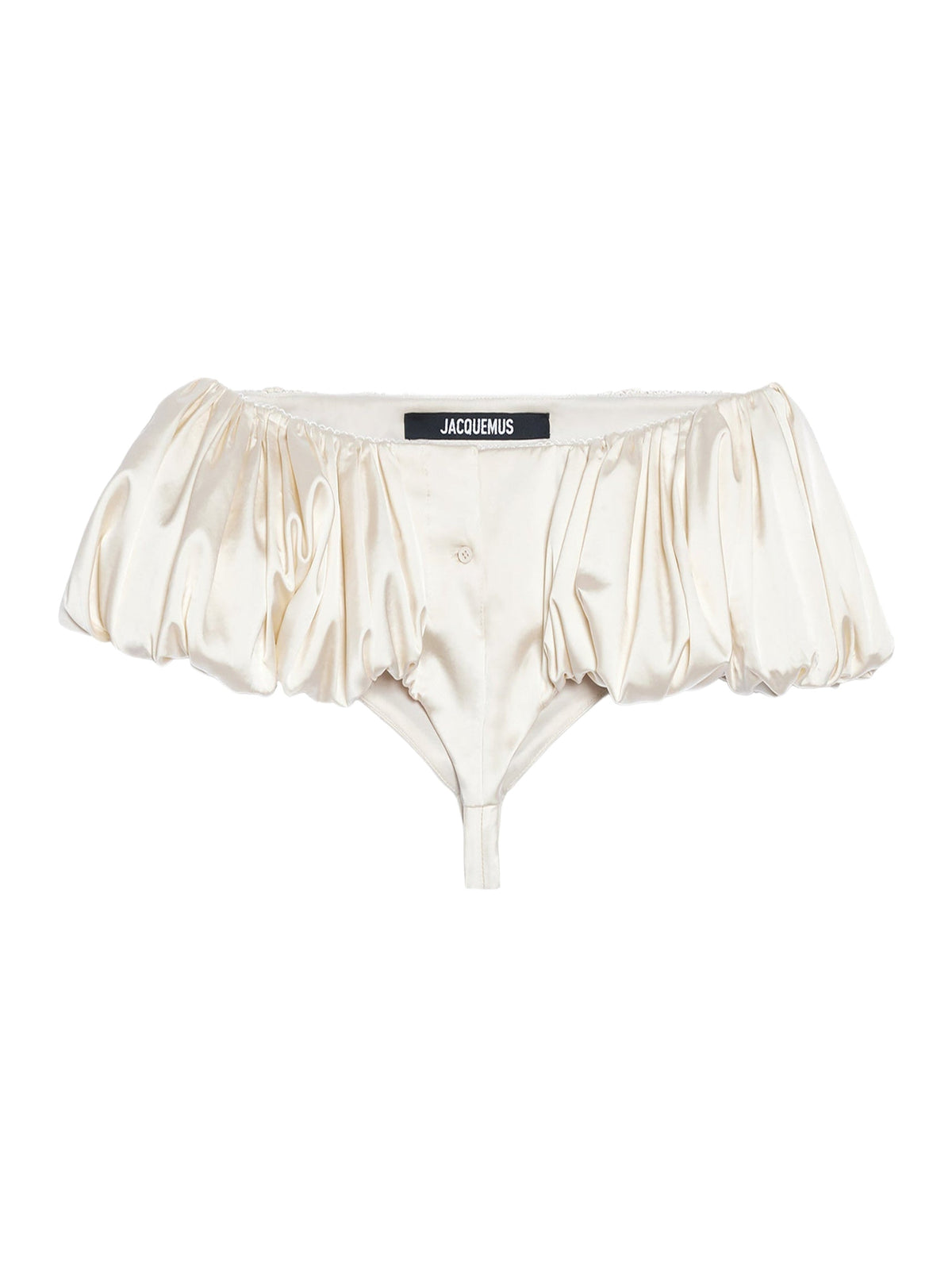 60€ / 5 sold //20 QTY / ST25%   Short Chouchou en satin - Off White