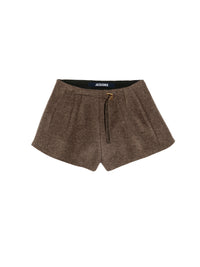 Short Boule short évasé<br> short trapèze - Dark Brown
