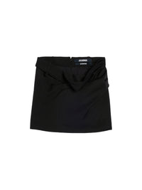 75€ / 0 sold //0 QTY / ST0%   Jupe courte Bahia en laine - Black