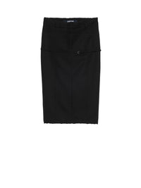 Jupe Caraco en laine - Black