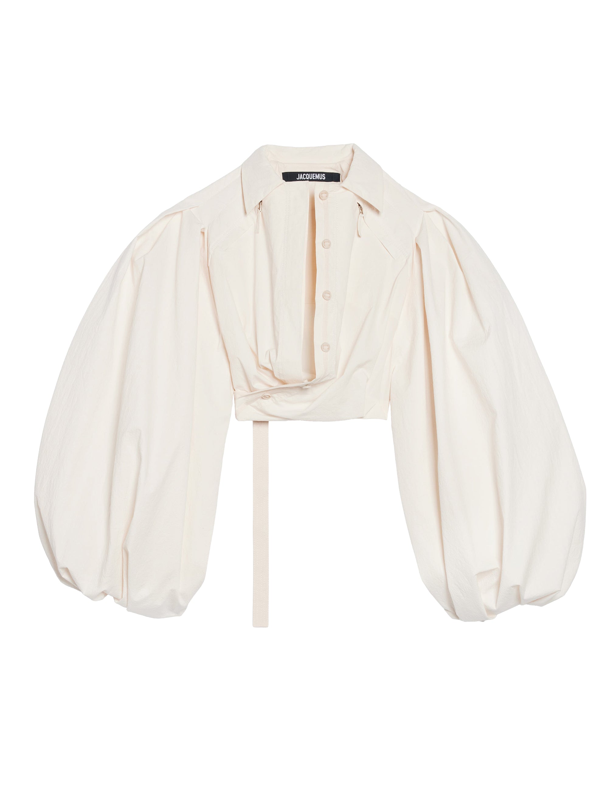 Chemise Bahia à manches bouffantes - White
