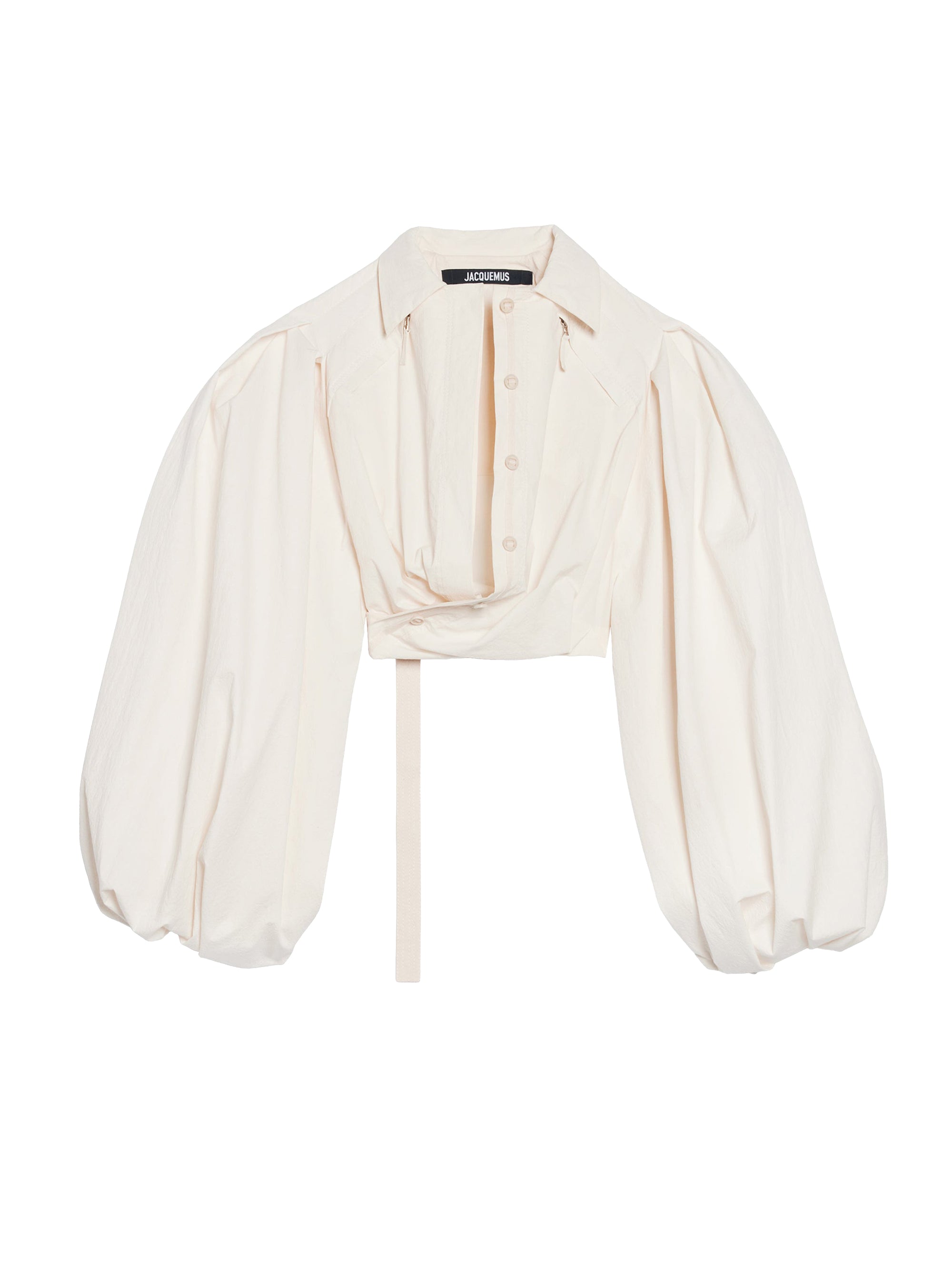 Chemise Bahia à manches bouffantes - White
