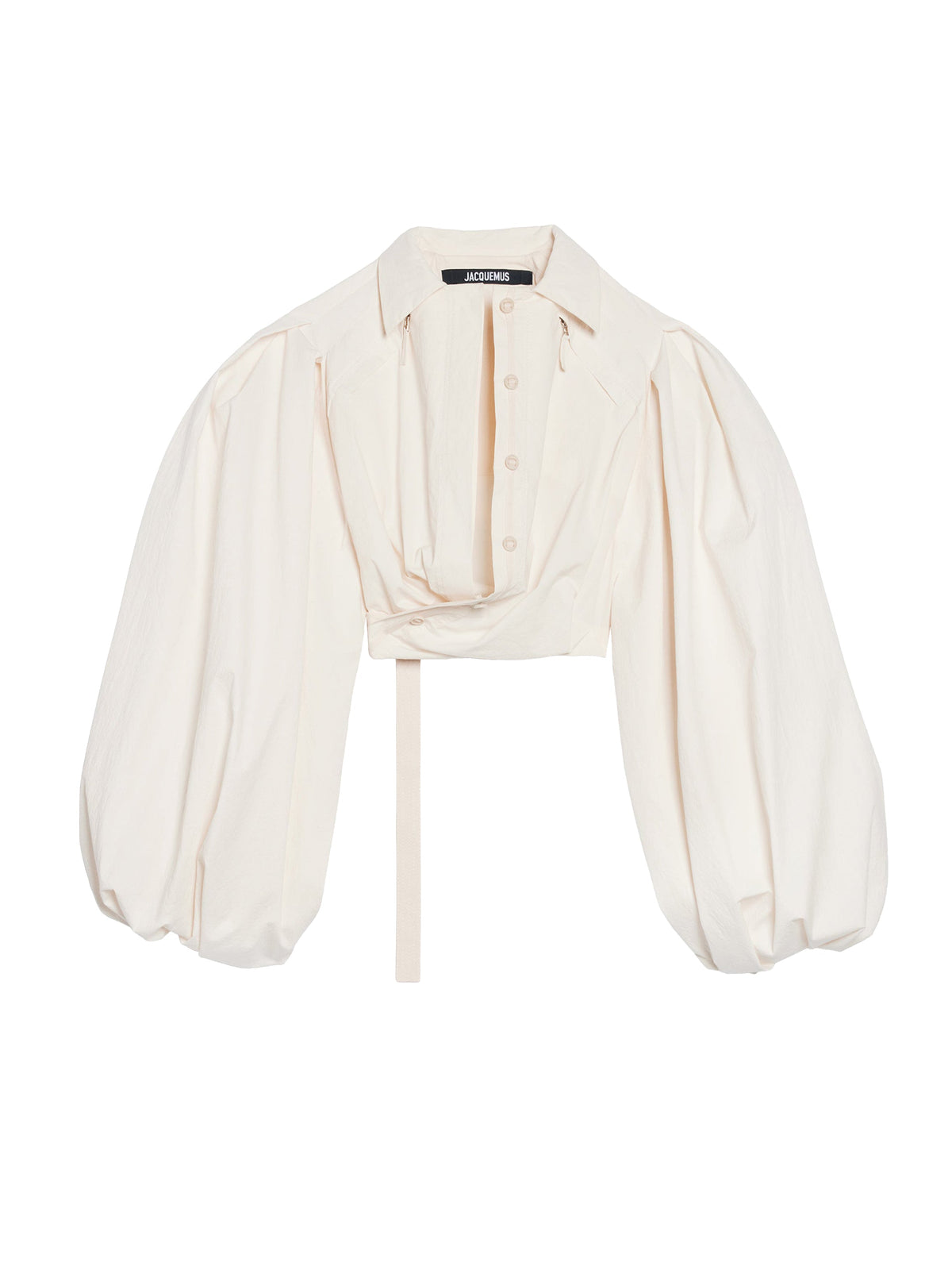 Chemise Bahia à manches bouffantes - White