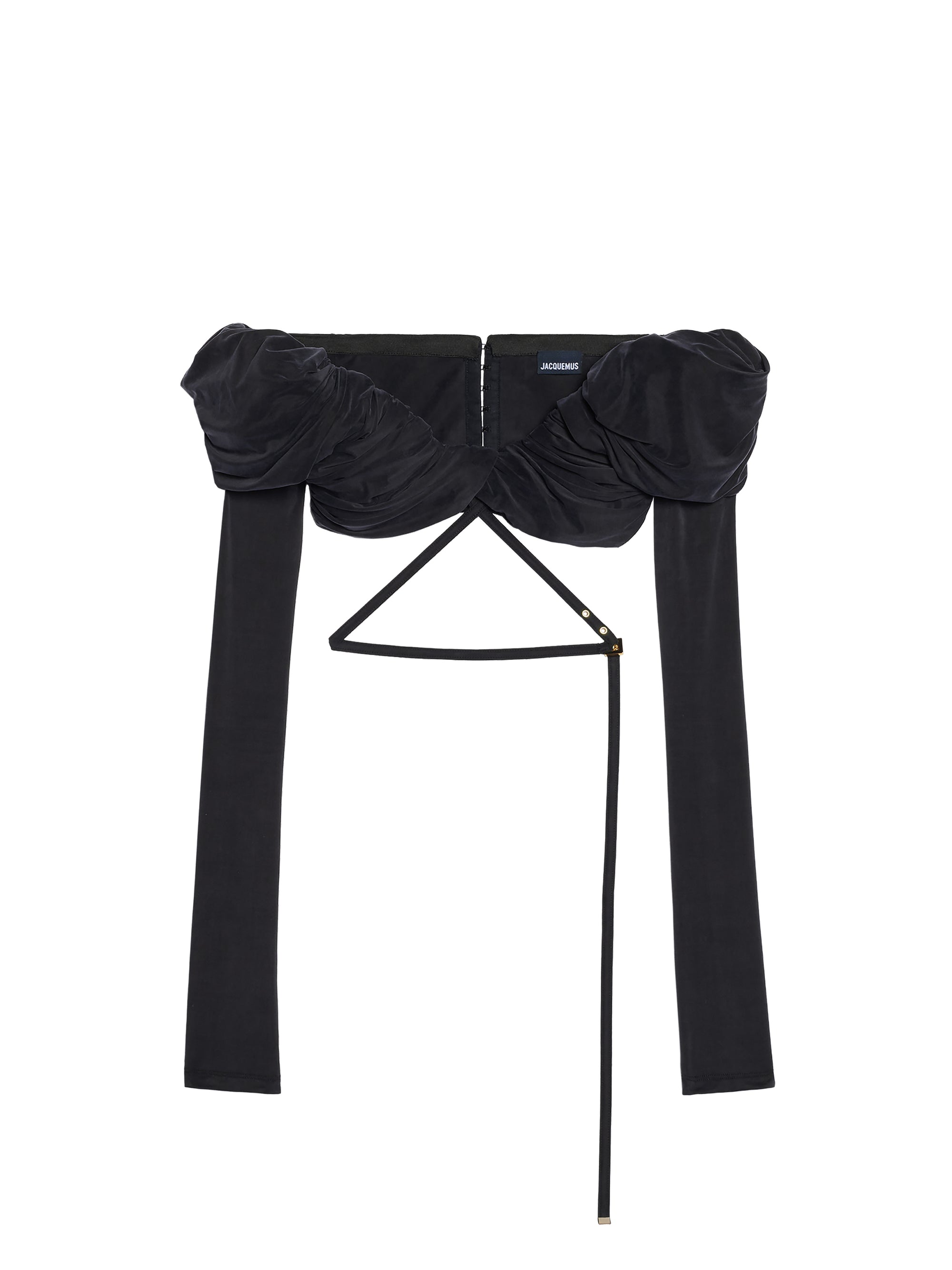 Haut Spalla bustier drapé - Black