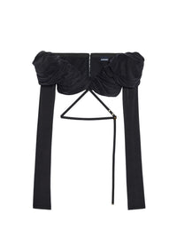 Brassière Spalla drapée - Black
