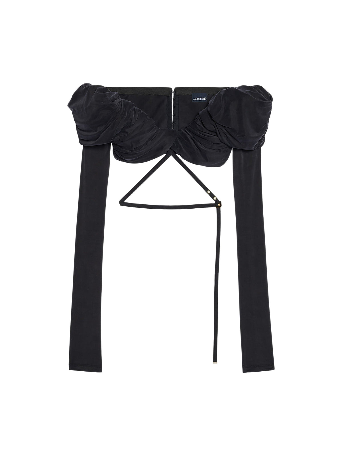 55€ / 1 sold //5 QTY / ST20%   Blouse Spalla drapé - Black