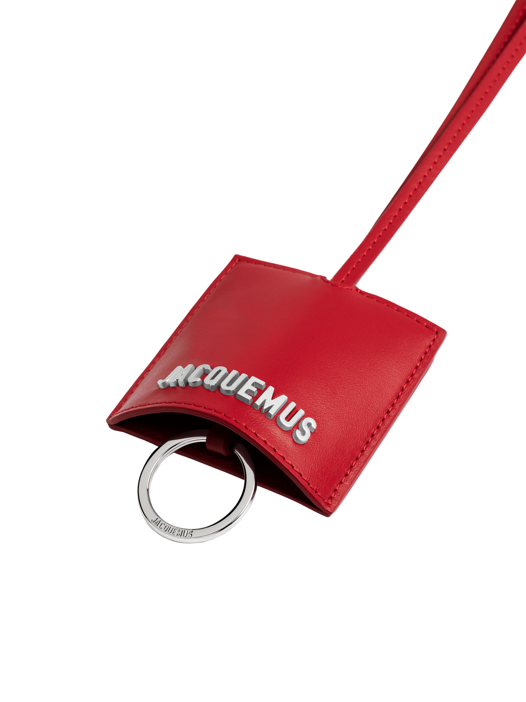 Porte-clé Bagage en cuir - Medium Red