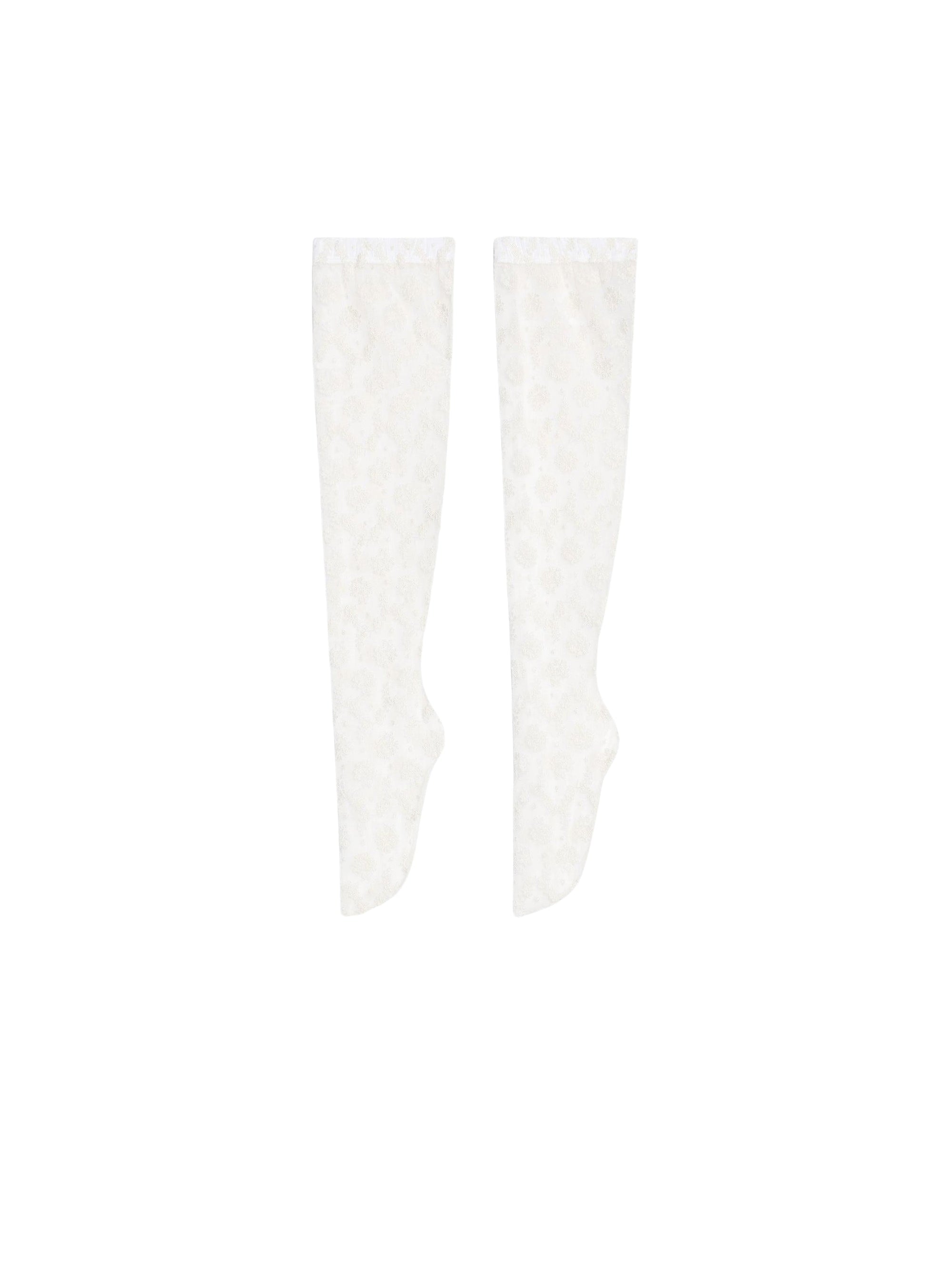 WHITE LES BAS DENTELL