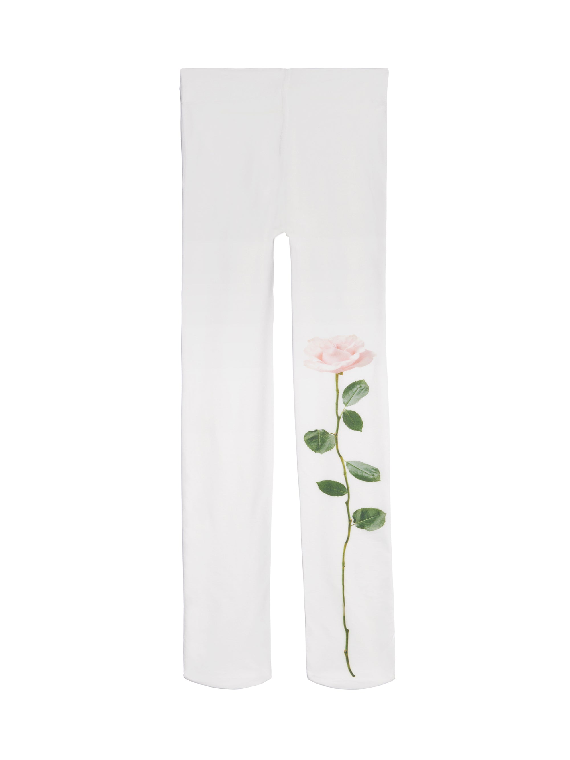 Collants Rosa à fleurs - Rose White
