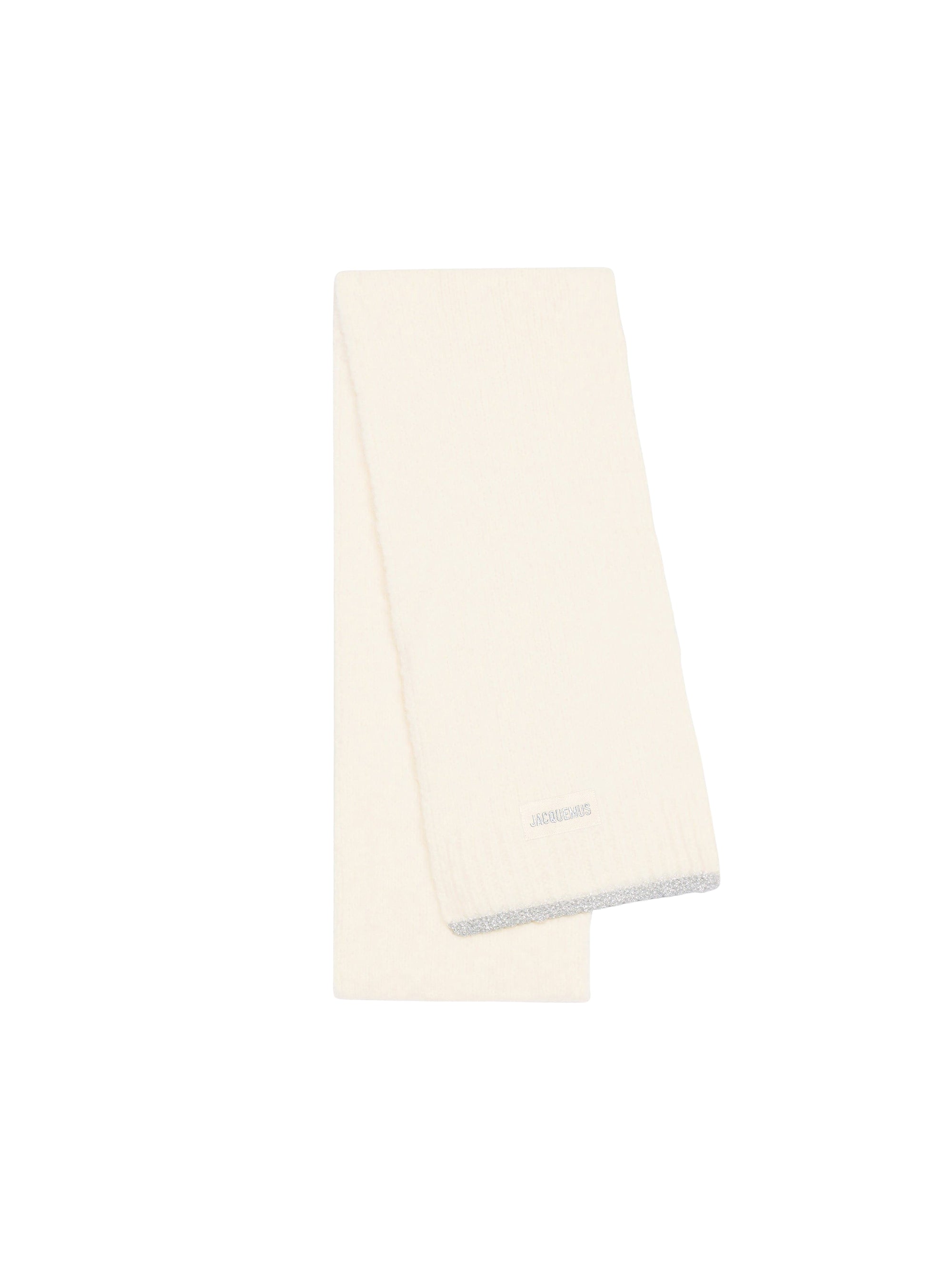 Écharpe Paoli à logo en laine - Off White