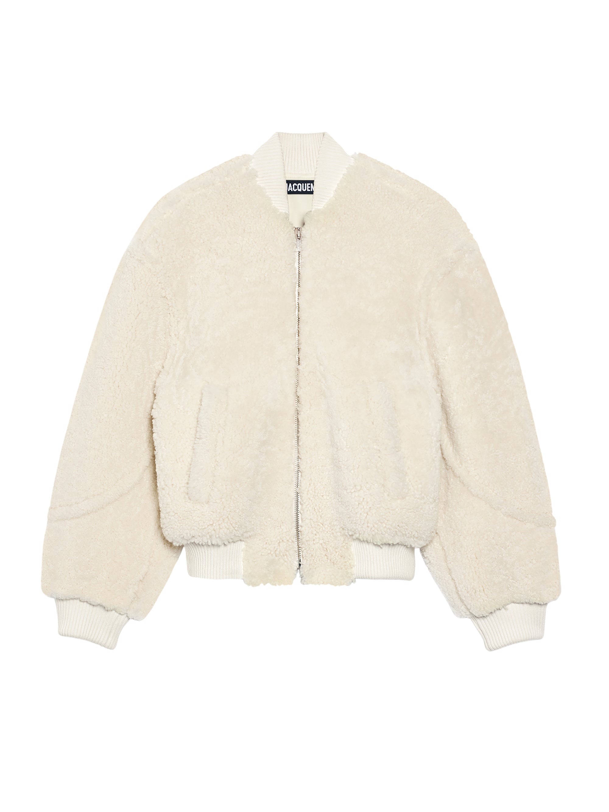 Blouson Pilou en cuir - Off-White
