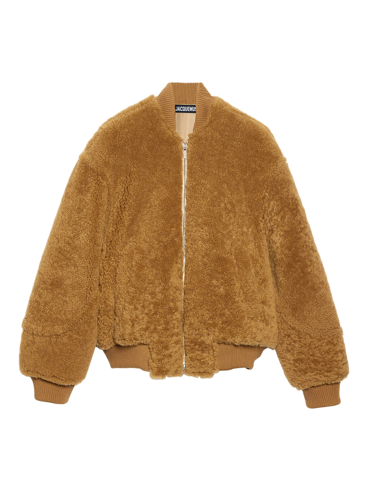 Blouson Pilou en cuir - Camel
