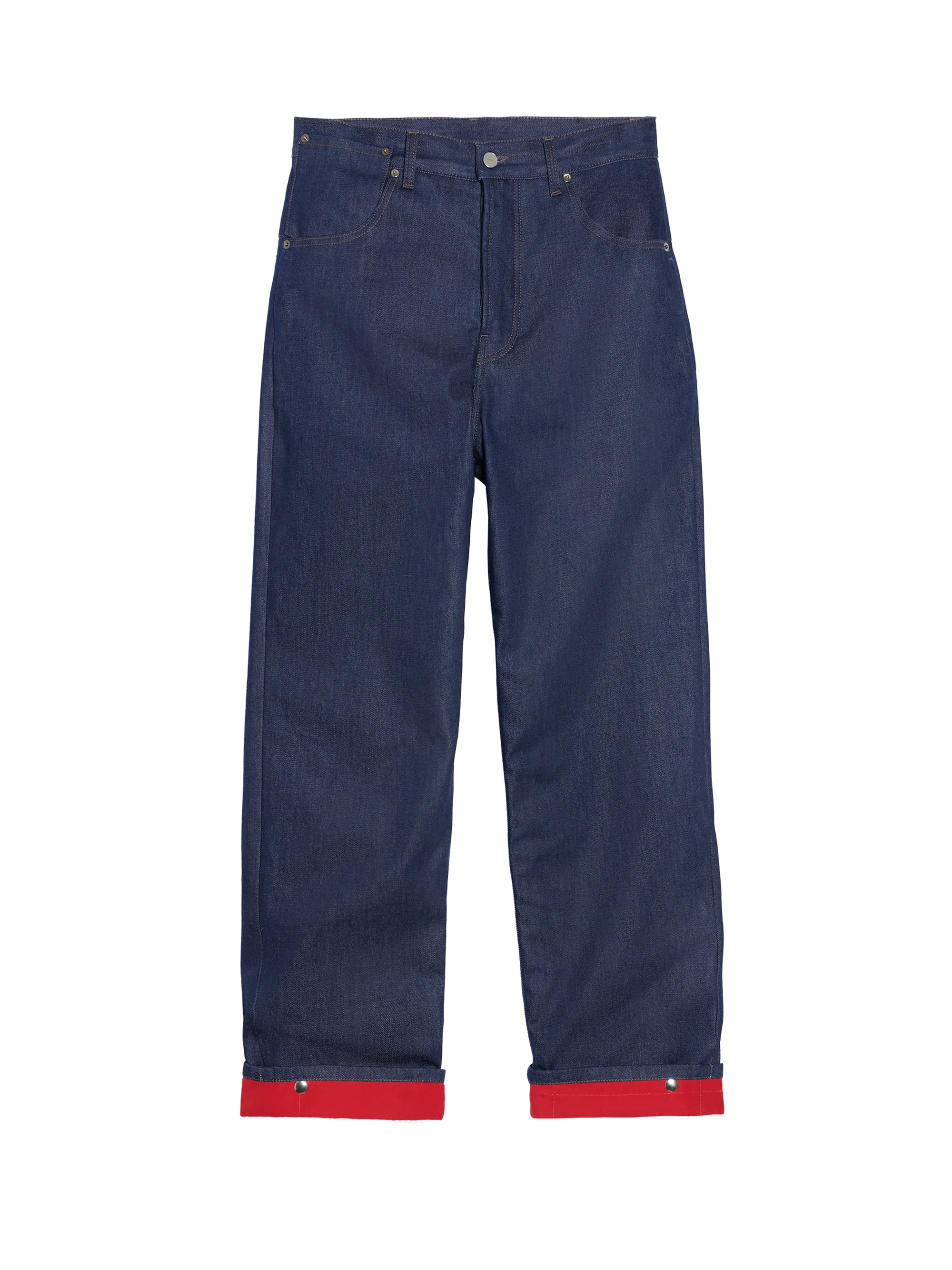 Pantalon De-Nimes Reverso en denim - Navy & Brown