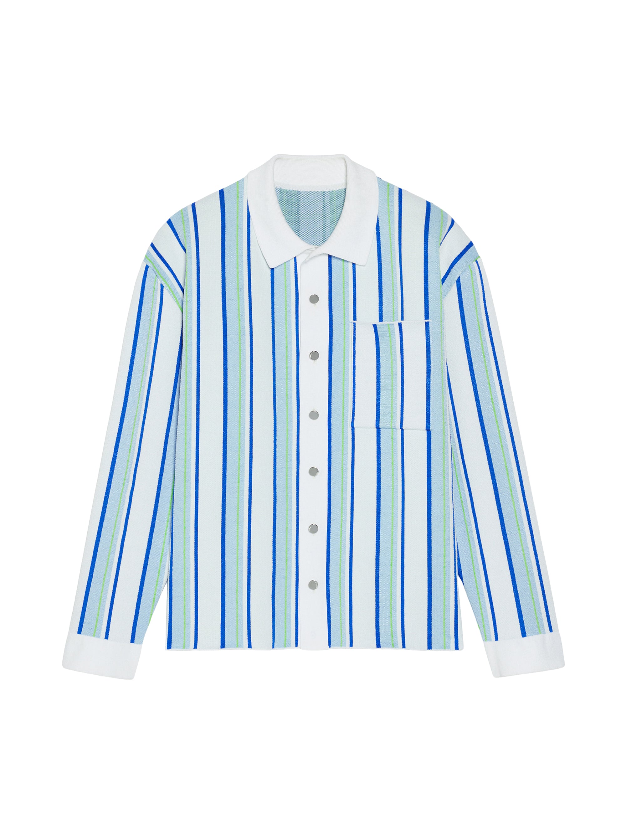 Chemise polo en maille - Multi White