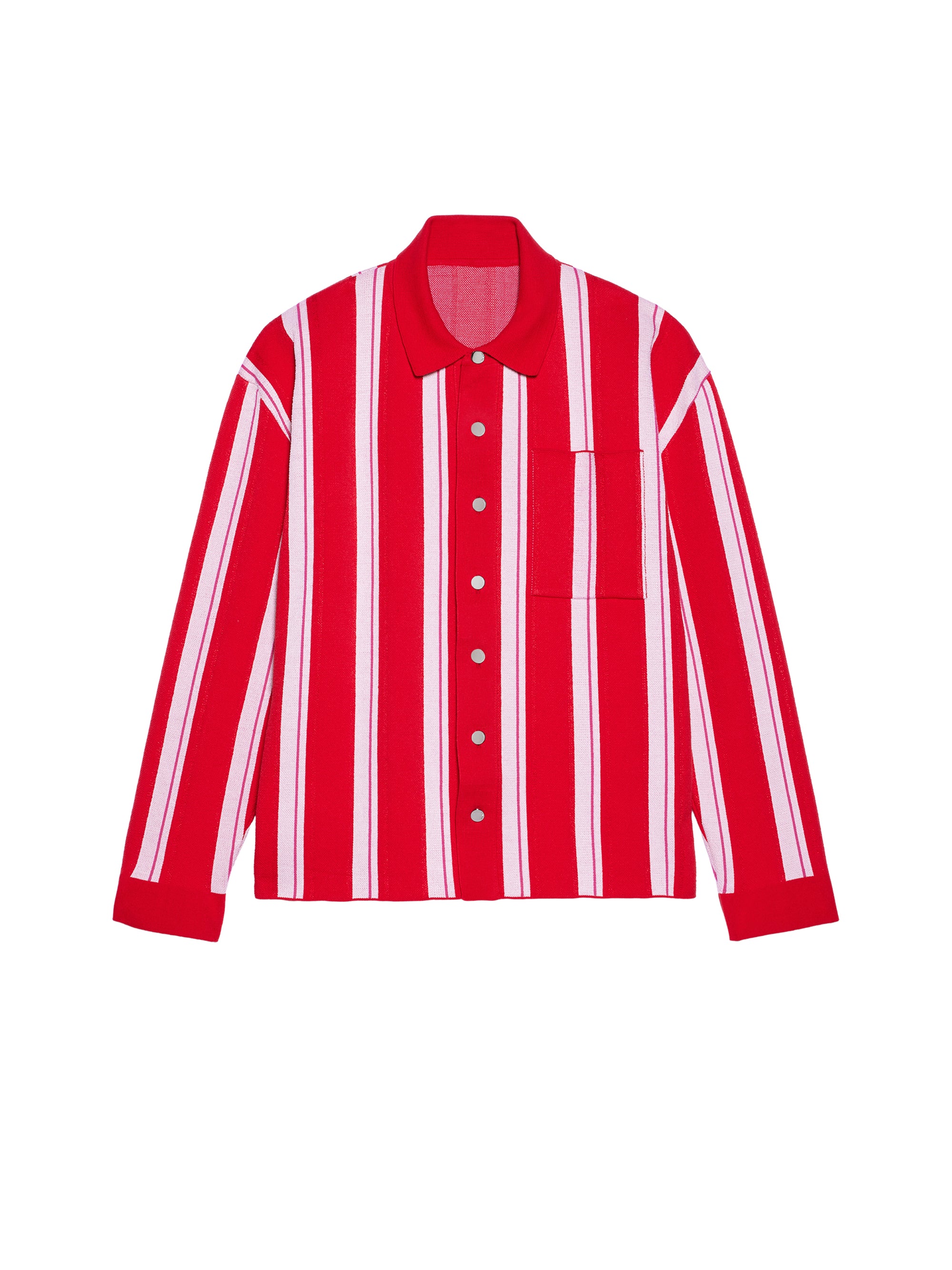Chemise polo en maille - Multi-Red