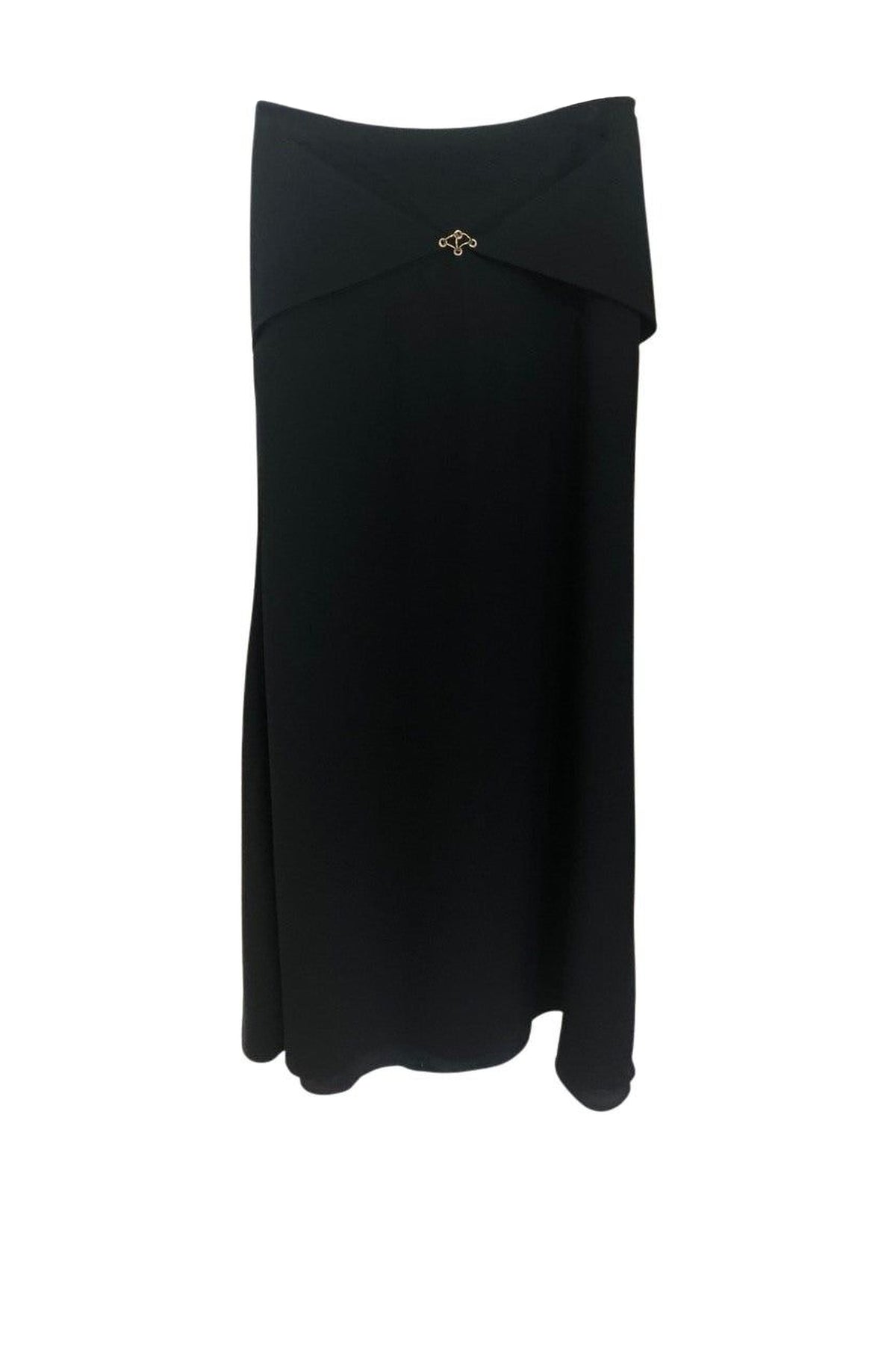 Jupe midi en satin - Black