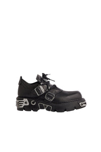 Rabanne x New Rock leather boots - Black
