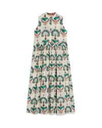 Button-up maxi dress - Green