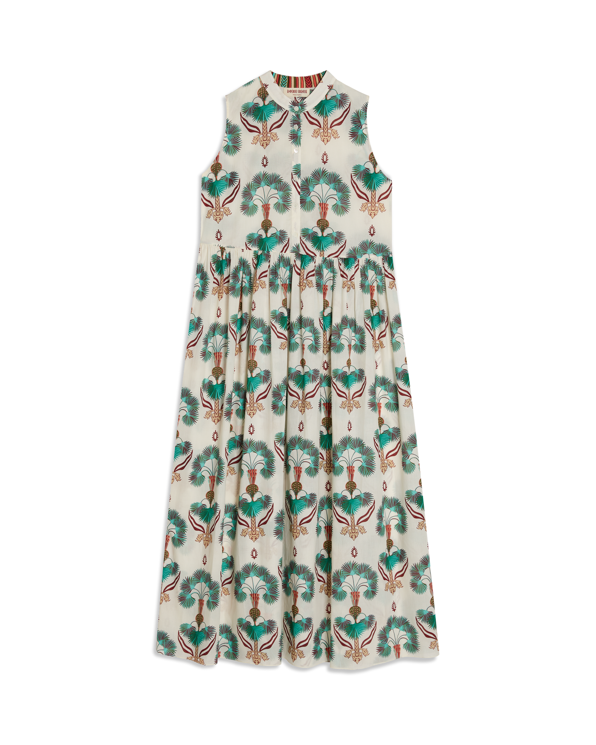 Button-up maxi dress - Green
