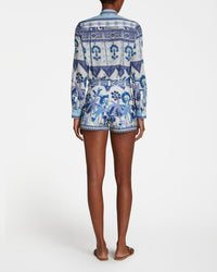 Printed shorts - Blue