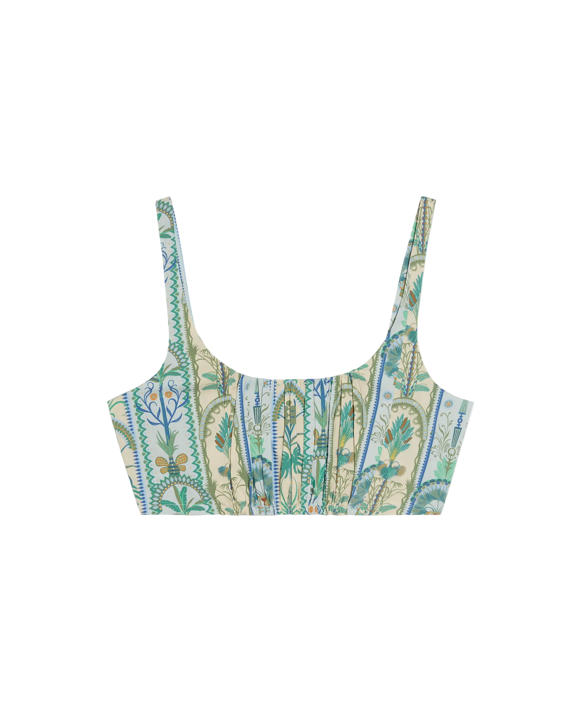 Judith strappy crop top - Blue