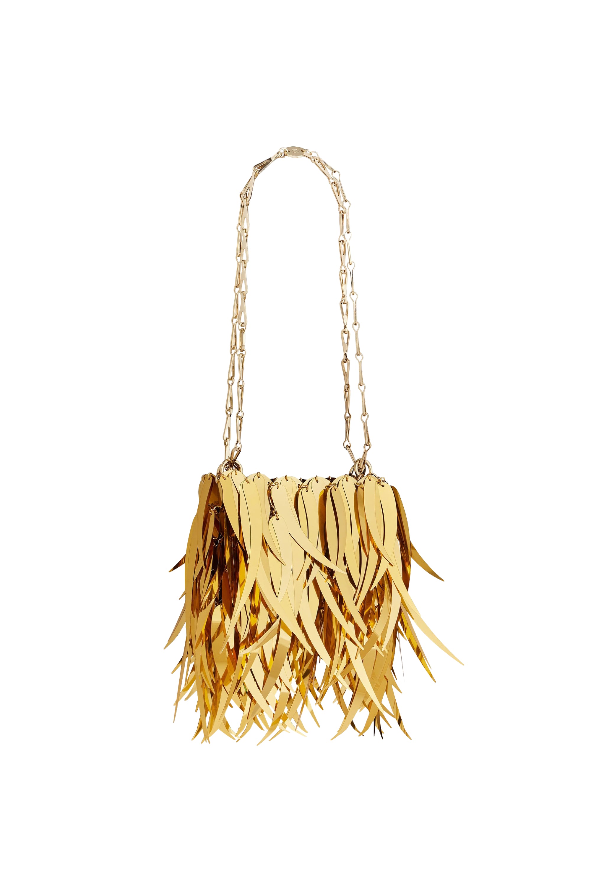 Metallic feather bag - Gold