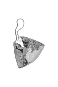 Silver chainmail pocket bag