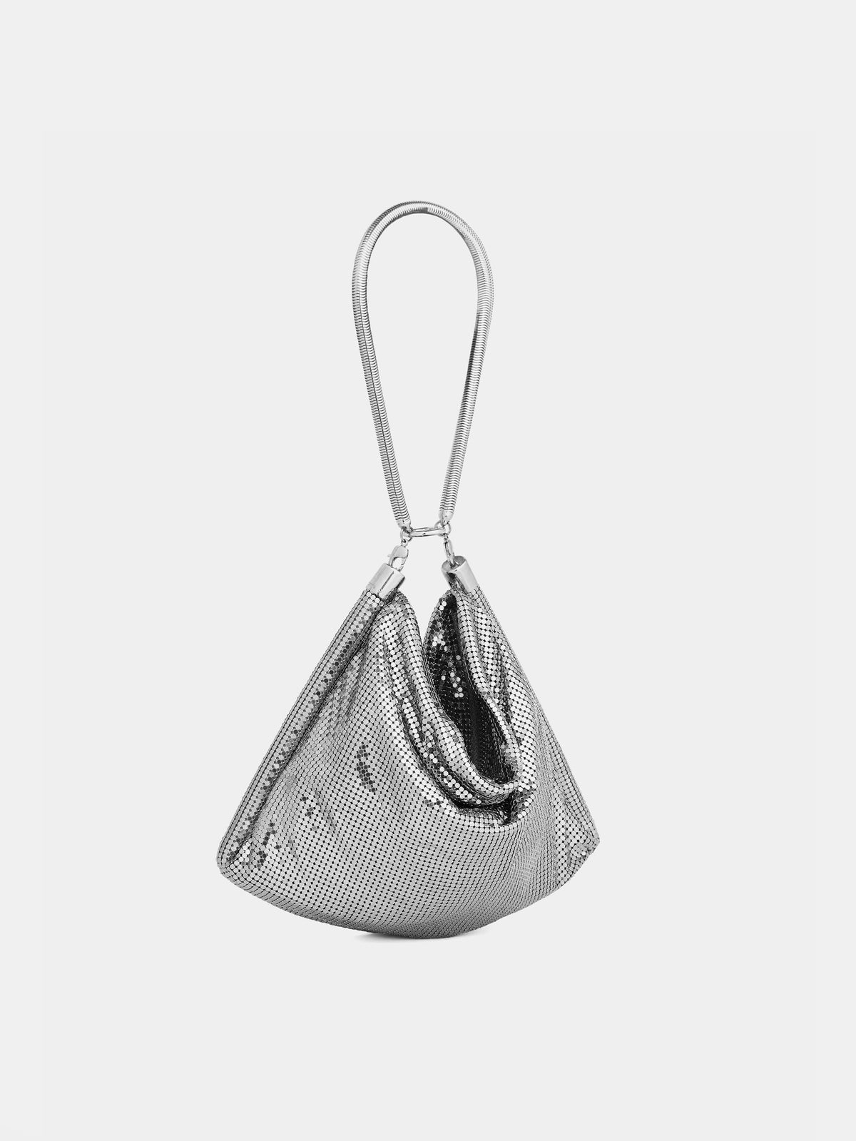 Silver chainmail pocket bag