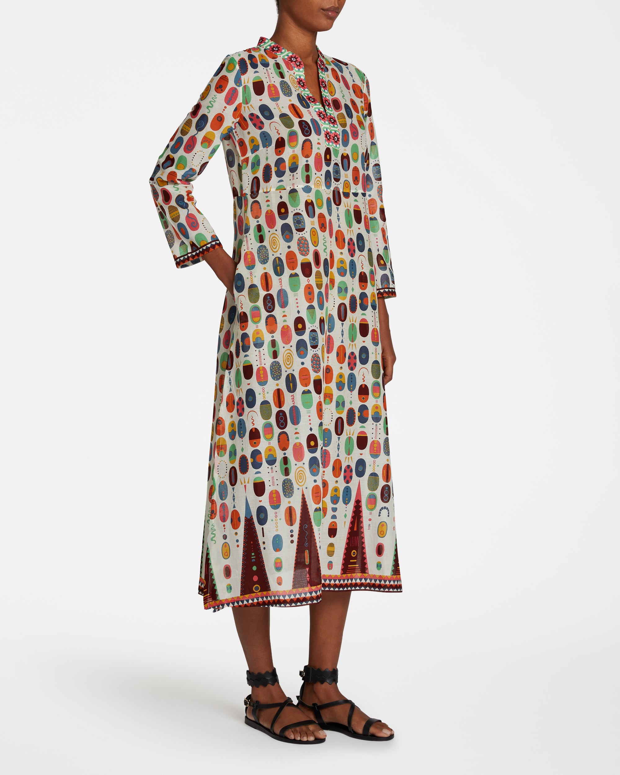 Long Caftan - Multicolor